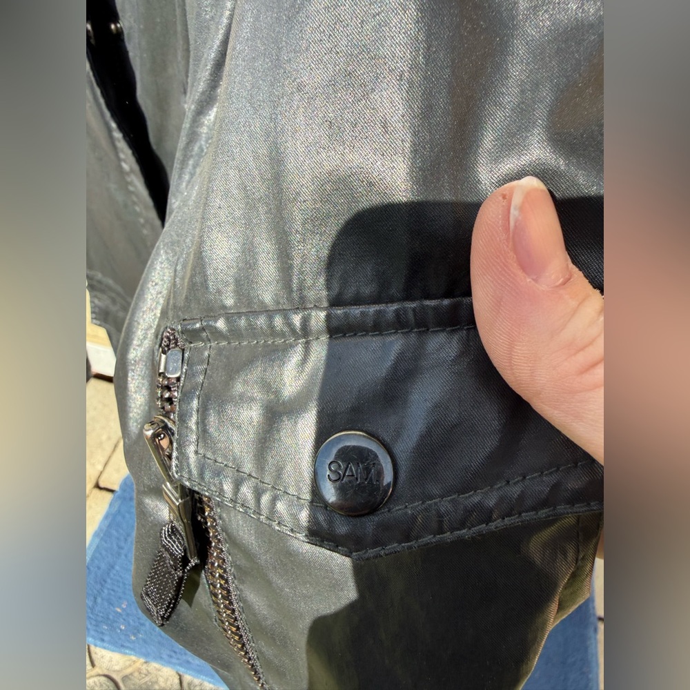 SAM. Rabbit fur lined jacket - Picture 14 of 16